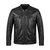 UNIK men’s lightweight leather motorcycle jacket front view