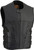 Milwaukee Leather SWAT motorcycle vest with zip closure and dual concealed carry pockets