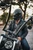 UNIK OZZY black leather biker jacket showing heavy-duty hardware
