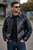 Soft Leather Men's Bomber Jacket w/ Collar