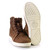 Men's Milwaukee motorcycle sneakers in brown leather