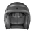 Daytona DOT approved Gun Metal Grey 3/4 motorcycle helmet