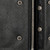 Close-up of premium YKK zipper and heavy-duty snaps on UNIK men's perforated leather vest
