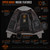 Inside look at the secure zippered interior pocket on a Milwaukee Leather armored motorcycle hoodie
