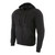 Milwaukee Leather men's casual black armored motorcycle riding hoodie front view