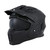 Castle X CX302 4-in-1 convertible street motorcycle helmet in matte black with integrated camera mount