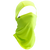 high viz lime green balaclava mask for bikers