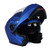 milwaukee breeze blue modular helmet front view dot certified