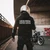 Men's reflective motorcycle hoodie with Loud Pipes Save Lives graphic