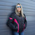 Women’s textile motorcycle jacket with concealed carry pockets