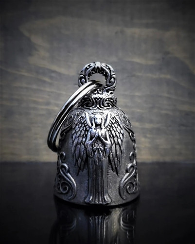 Guardian Angel Motorcycle Bell | Bravo Bell | Leather Bound NJ