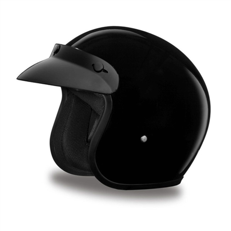 Daytona Kids Cruiser Junior DOT motorcycle helmet – front view showcasing low-profile design, DOT FMVSS 218 certification