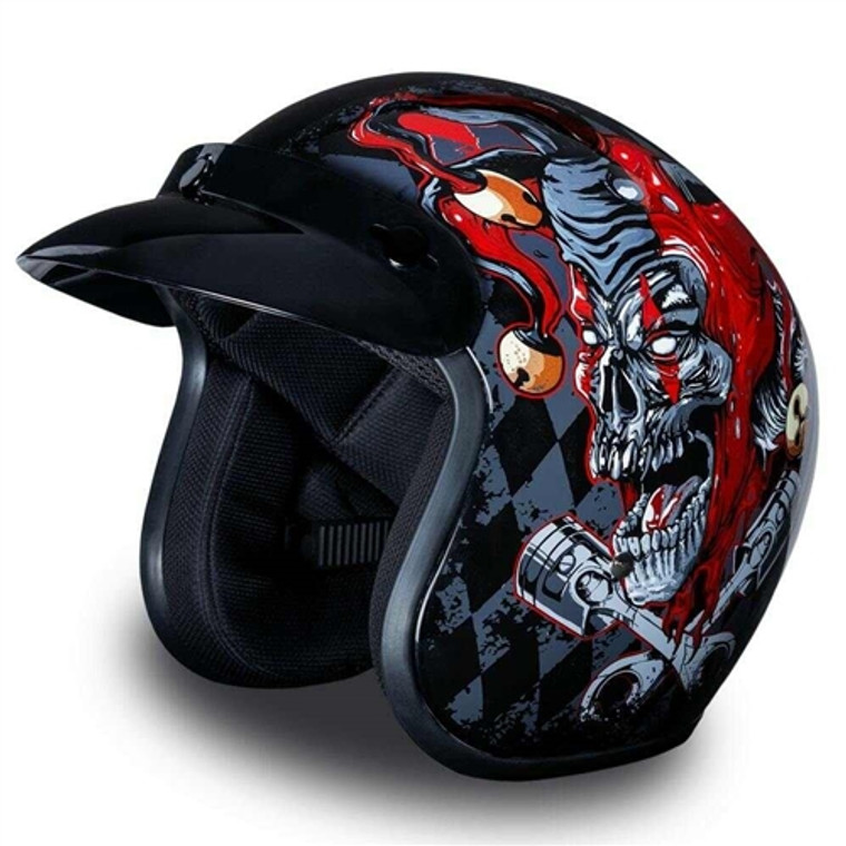 Daytona Cruiser Motorcycle Helmet: Joker, Nobody's Fool