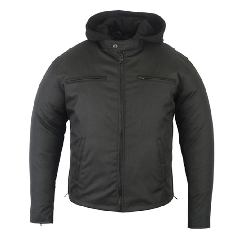 All Seasons Motorcycle Jackets: Lightweight Hooded Textile