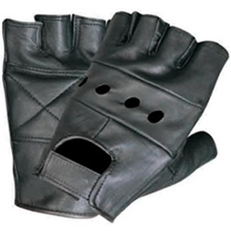 Leather Fingerless Motorcycle Gloves: First Classics