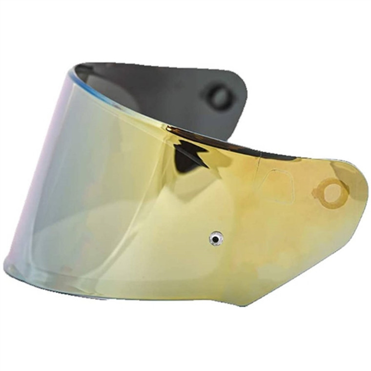 LS2 Helmets Assault/Rapid/Stream Pinlock Ready Face Shield - Black Gold Iridium