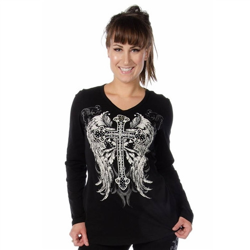 服/ファッション PS Brigid Ashwood Templar Celtic Cross Sterling Silver Celtic Cross w/ Trinity Knots, Swarovski Crystals