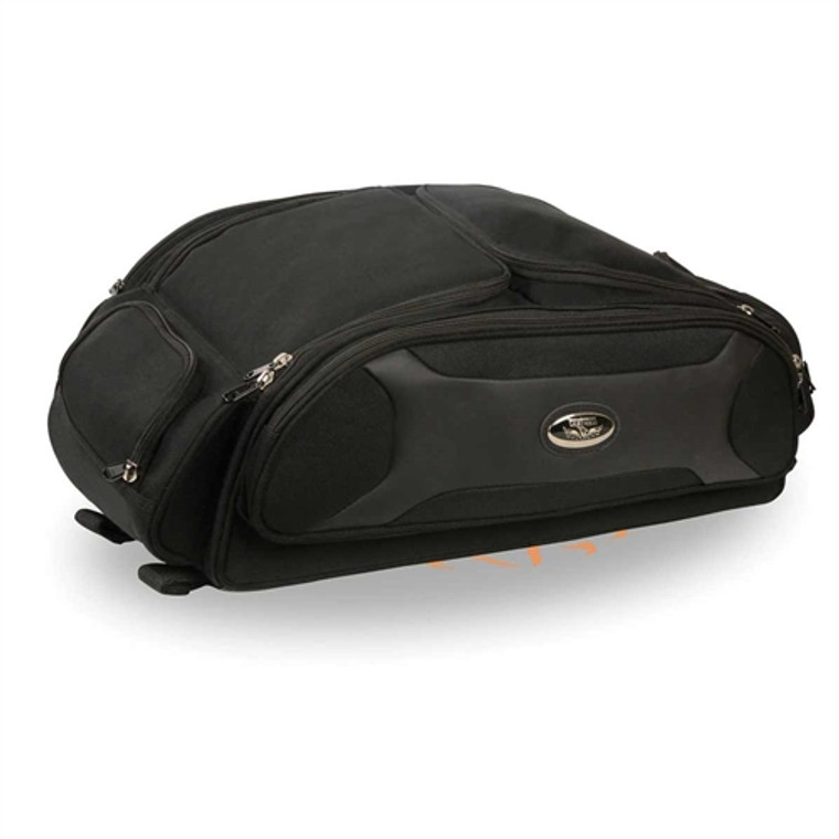 Milwaukee MP8107 Black Long Textile Back Trunk Rack Travel Bag