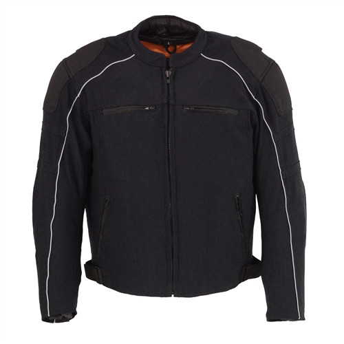 Milwaukee Armored Men's Mesh Racing Motorcycle Jacket