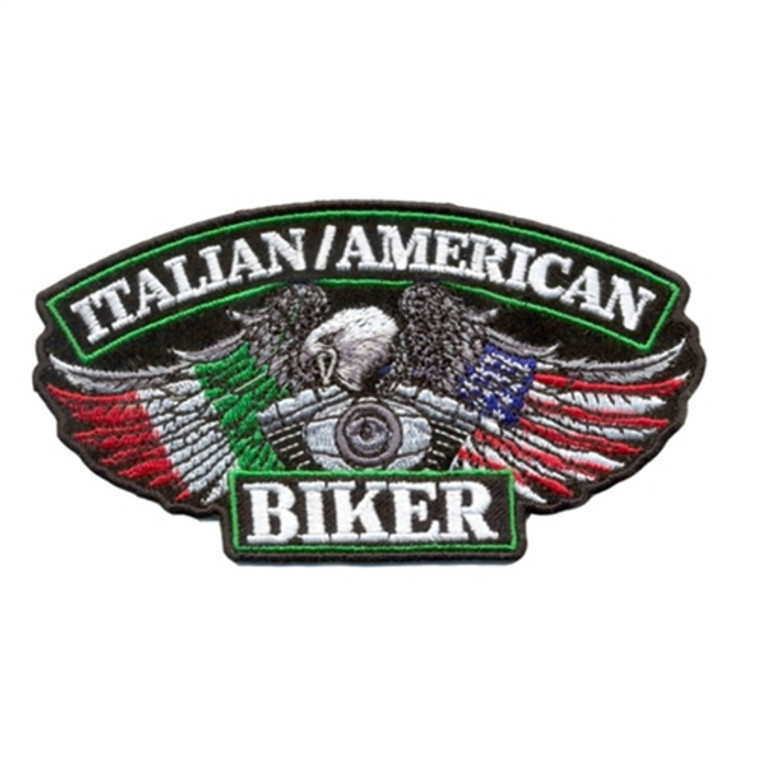 Italian American Biker Patch for Bikers 5'', Hot Leathers