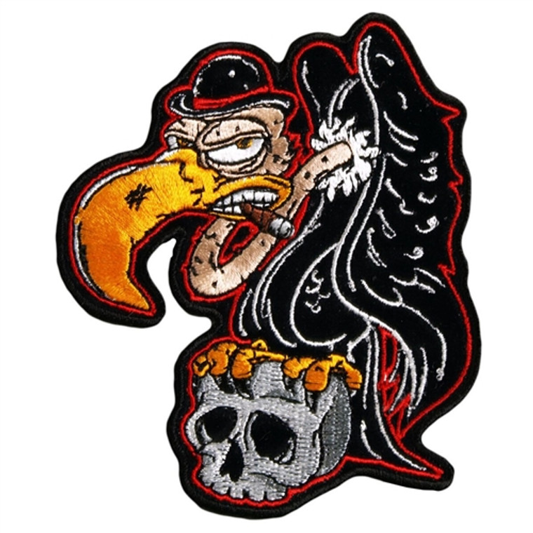 Buzzard Biker Patch, Hot Leathers Biker Patches