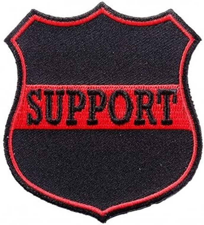 Fire Support Badge Patch, Hot Leathers Biker Patches