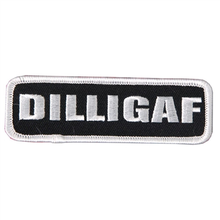 DILLIGAF Biker Patch by Hot Leathers