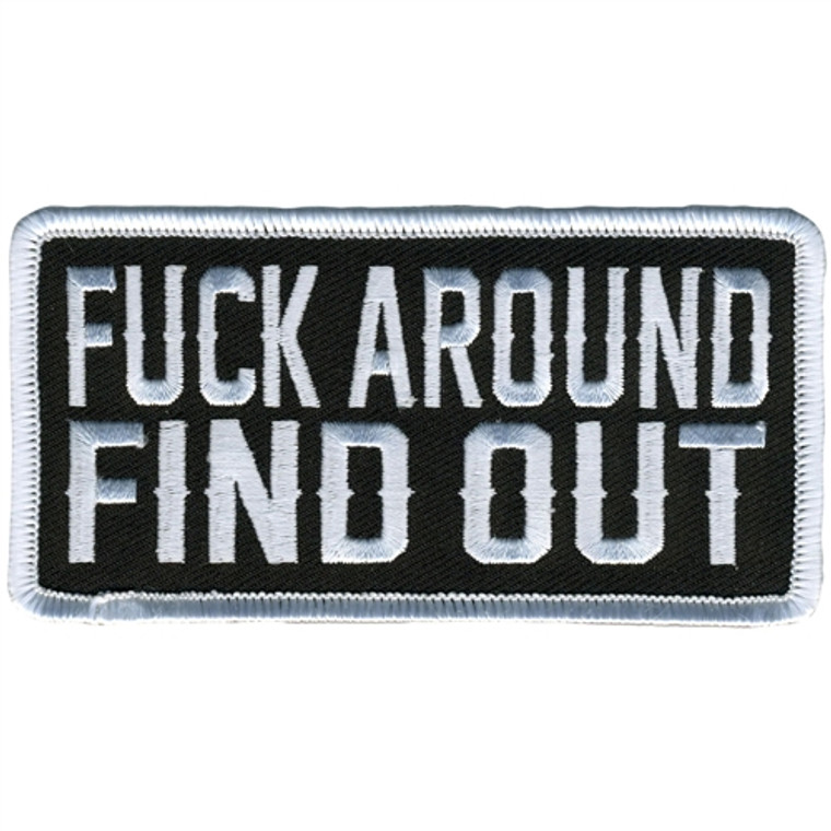 Fuck Around Find Out Biker Patch by Hot Leathers
