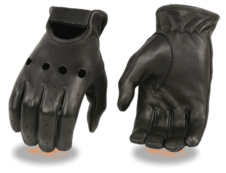 Milwaukee Leather Men's Deerskin Motorcycle Gloves: Driving, Super Soft