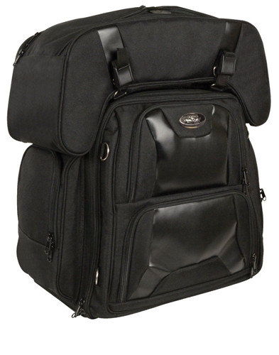 Textile Two-Piece Motorcycle Sissy Bar Bag | Milwaukee Leather