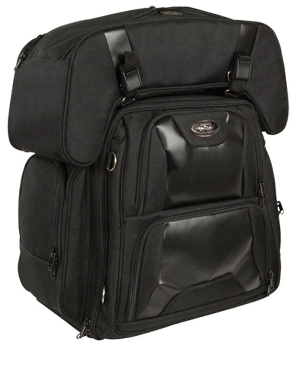 Milwaukee MP8125 Black Textile Combo 2-Piece Sissy Bar Bag