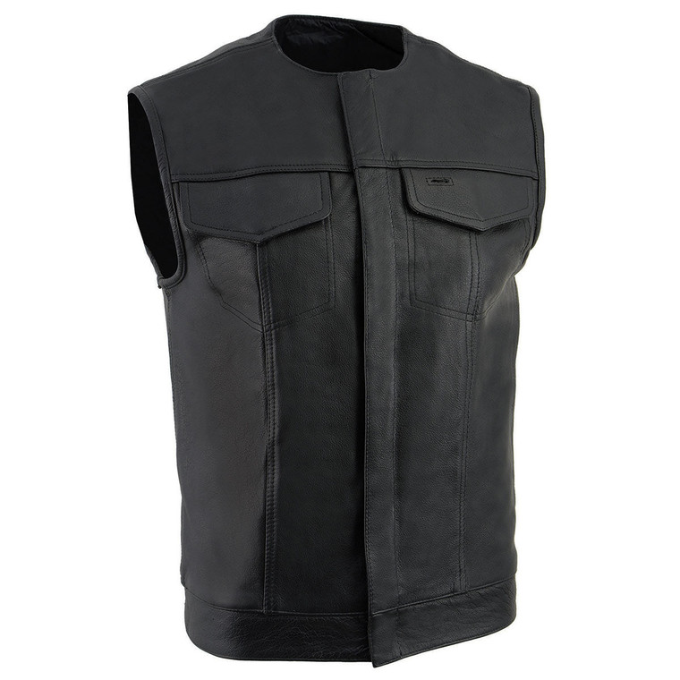 Milwaukee Leather Men's Collarless Club Vest