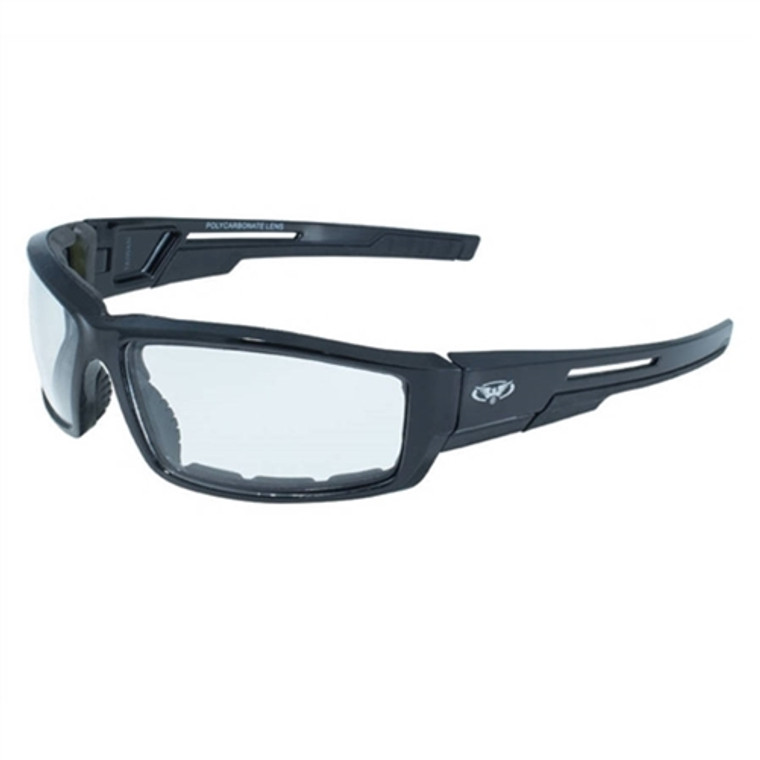 Sly Transitional Motorcycle Glasses, Photo chromatic, Clear to Dark