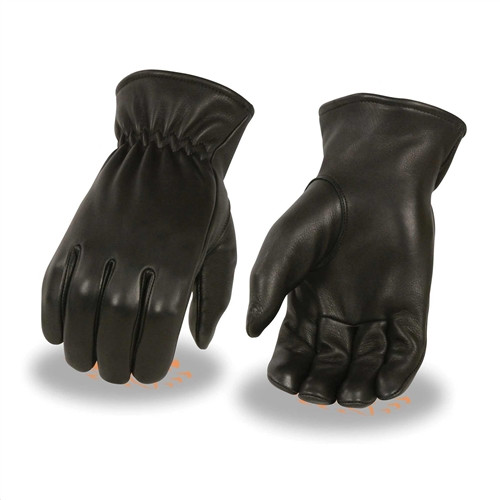 Classic Deerskin Leather Motorcycle Gloves: Insulated Thermal