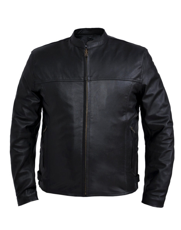 Men's Premium Leather Motorcycle Jacket by Unik