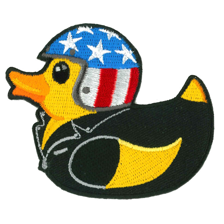 Hot Leathers 3" Rubber Duck Biker Patch