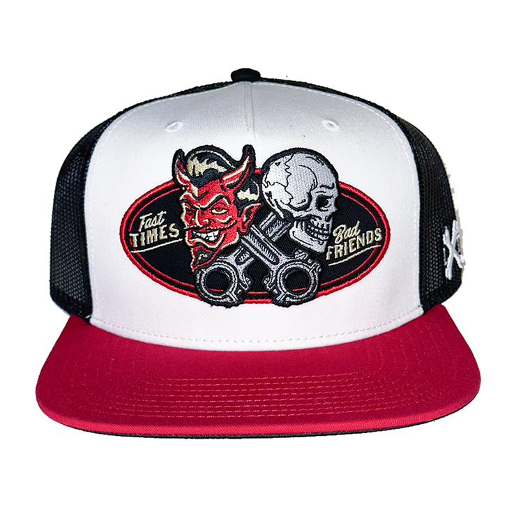 Lethal Threat Fast Times Curve Bill Trucker Hat