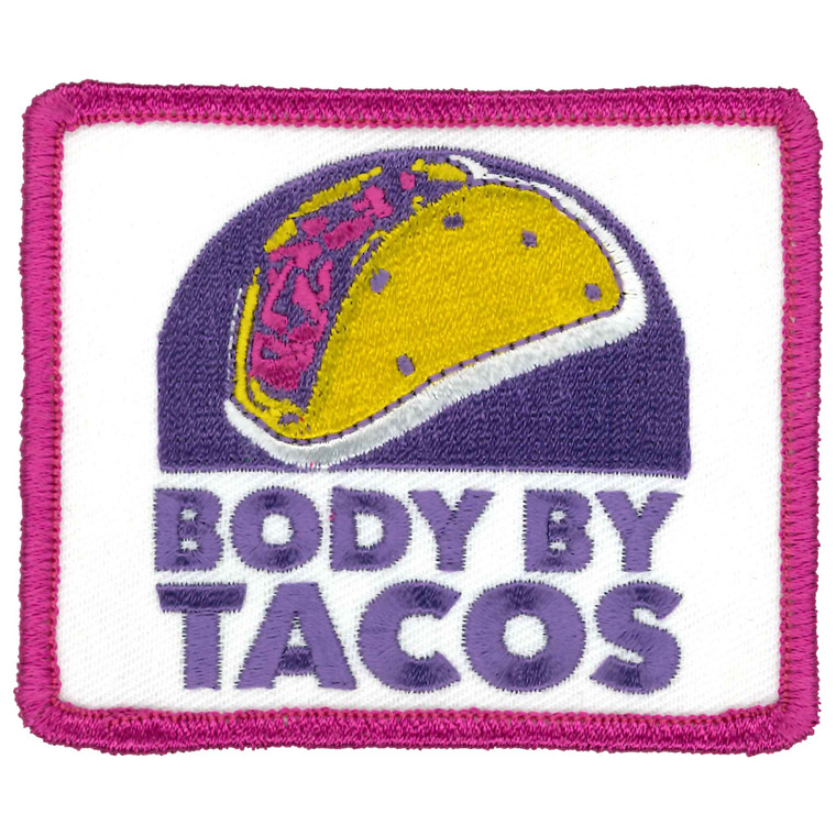 Body By Tacos Biker Patch - Hot Leathers