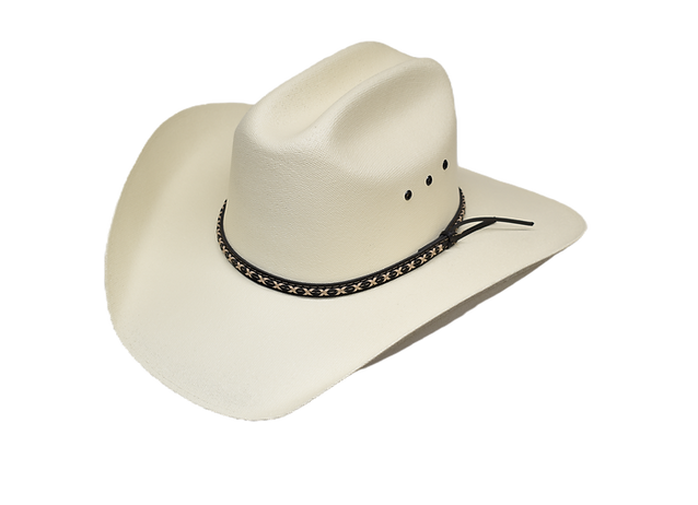 Lone Star Parker White Straw Western Hat