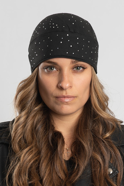 Rhinestone Starry Night Ladies Biker HeadWrap