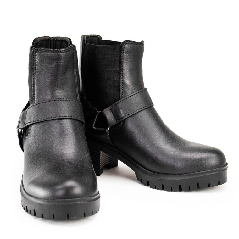 Milwaukee Leather Ladies Short Harness Motorcycle Boots