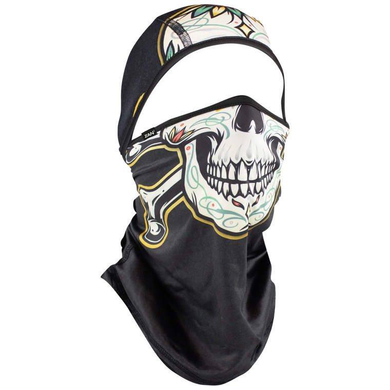 la Muerte libre balaclava with UPF50+ sun protection for motorcycle riders