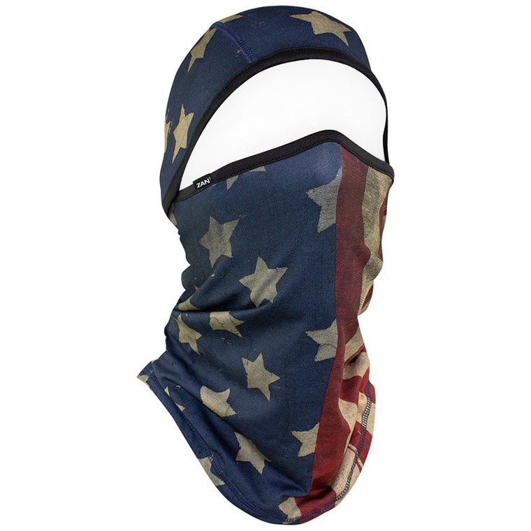 patriot balaclava with UPF50+ sun protection for motorcycle riders
