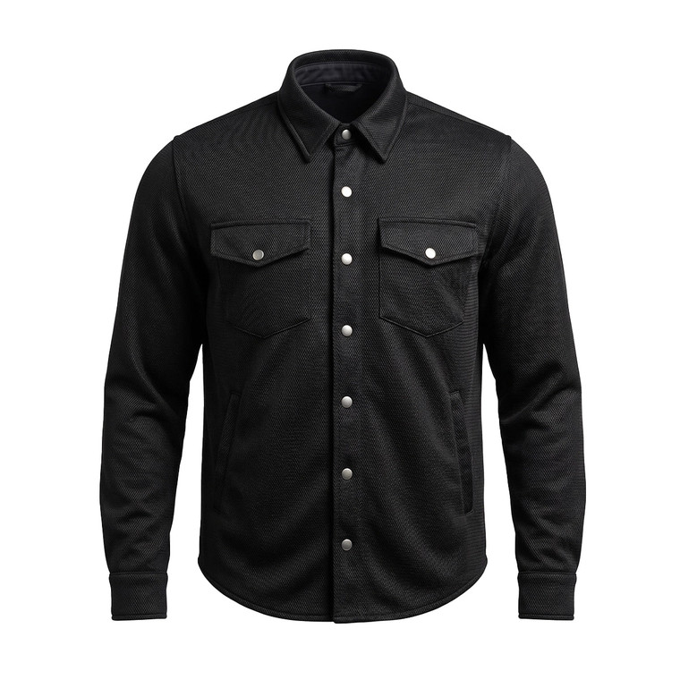 lightweight summer motorcycle riding shirt with ce elbow and shoulder armor