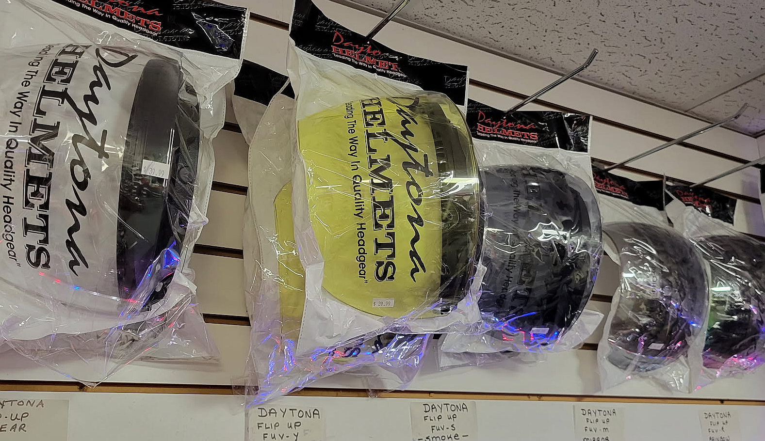 Daytona Helmets Replacement Shields at NJ Store