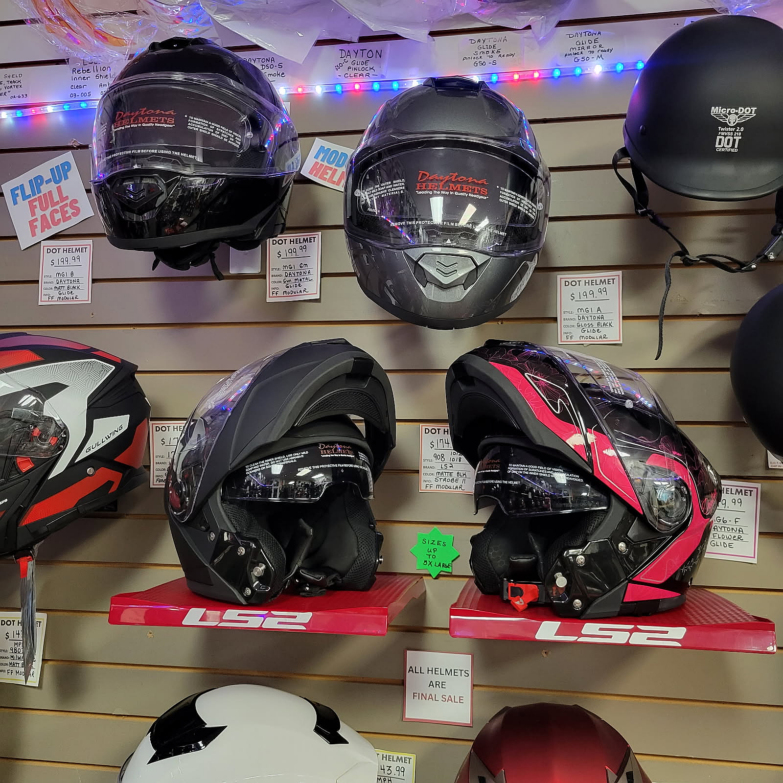 Daytona Glide Modular Helmets at Leather Bound NJ