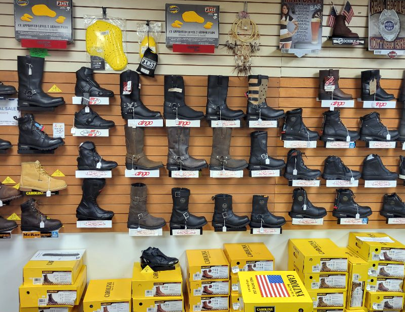 mens motorcycle boots in new jersey store
