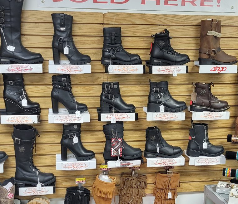 Ladies leather biker boots for tri state riders NJ NY PA motorcycle store