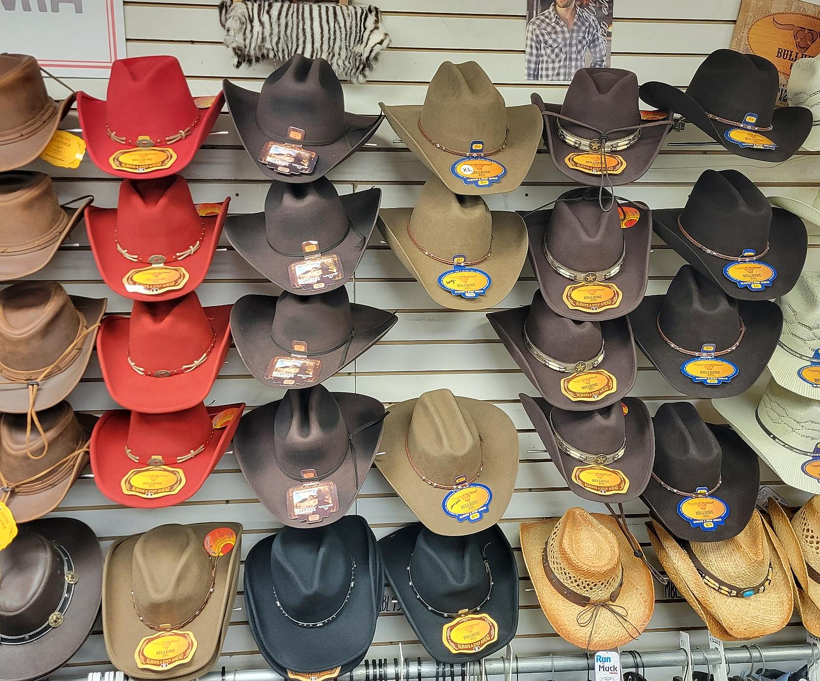 Men’s felt cowboy hats and wool western hats for sale at Leather Bound NJ in New Jersey