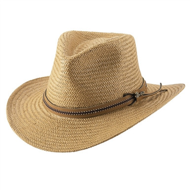 Summer Straw Western Hat – Breathable Cowboy Sun Hat display picture 1